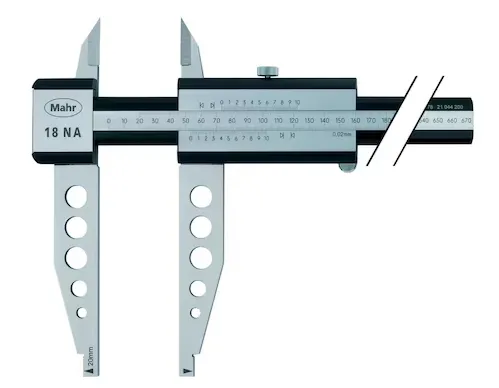 MAHR Calibres pie de rey de taller 18 NA, 800 mm