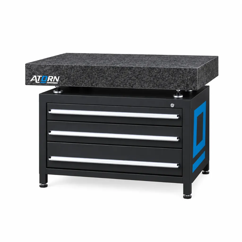 ATORN Surface plate grade 0, drawer base cabinet